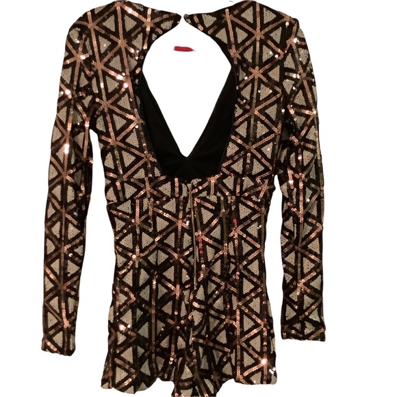 sequin romper - Picture 2 of 2